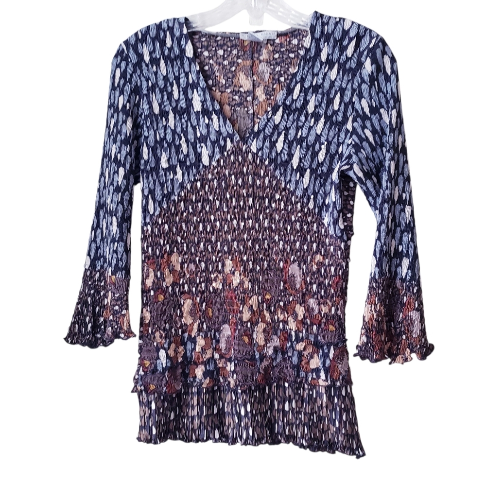 Vintage Alberto Makali Multi Print Top
